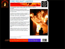 Tablet Screenshot of firereliant.co.uk